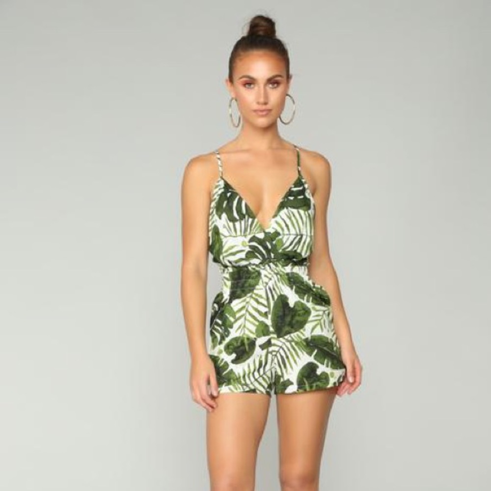 Tropical Romper (NWOT)